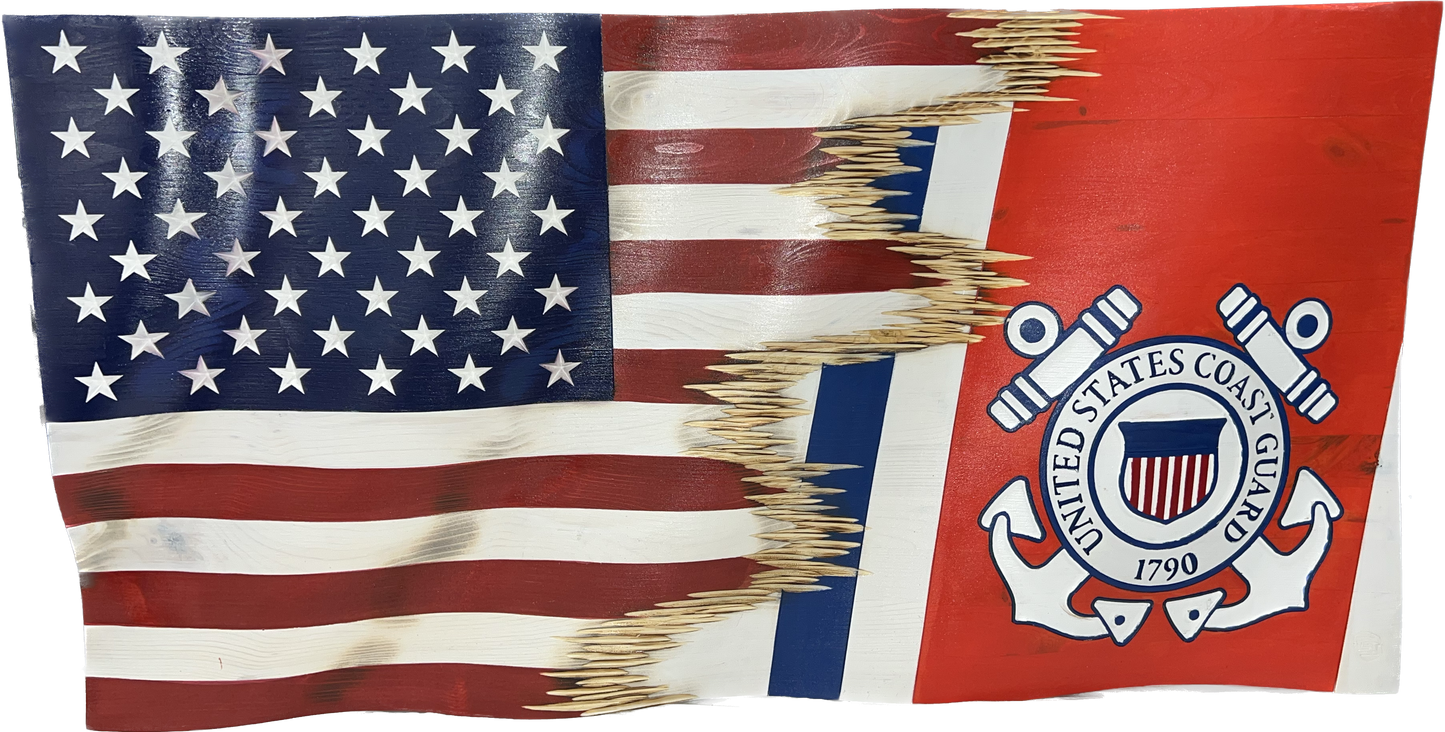 OLD GLORY/COAST GUARD CUSTOM JACK