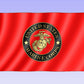 MARINE CORPS CUSTOM JACK MILITARY FLAG