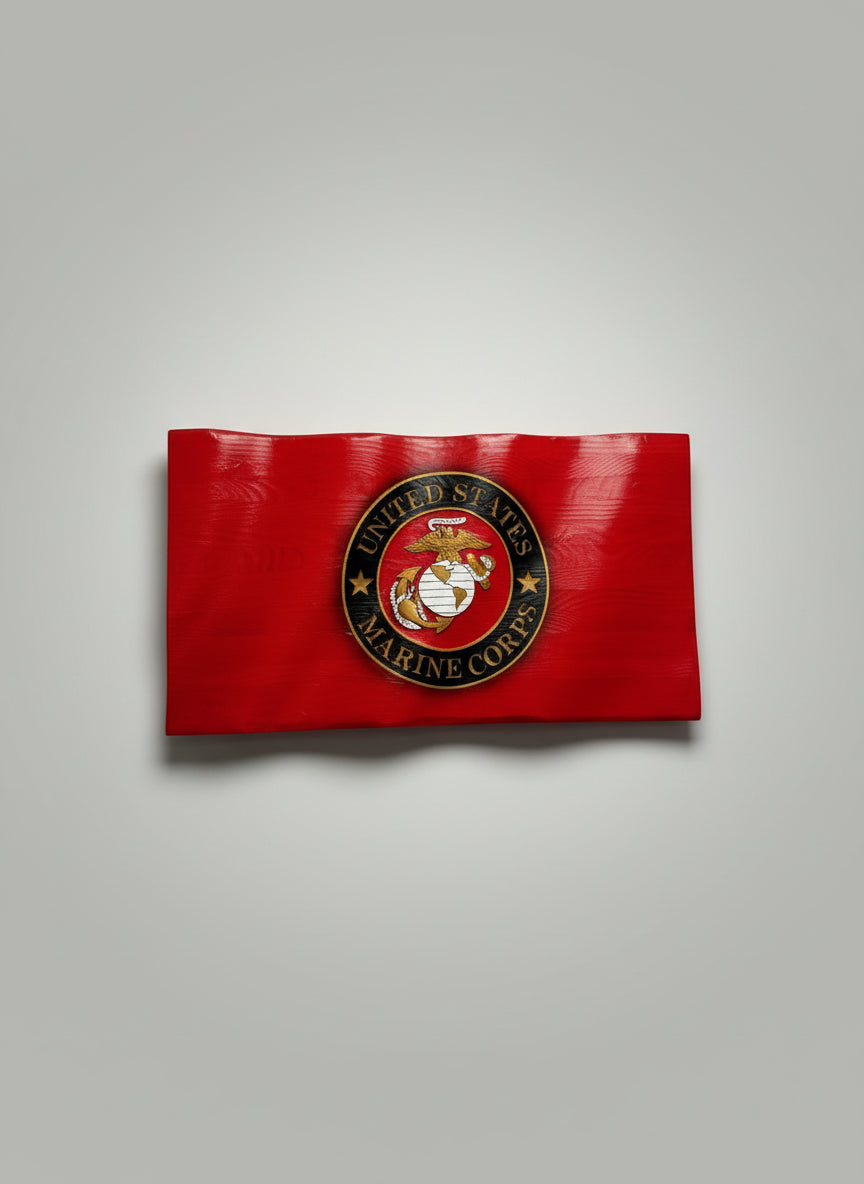 Red product with a logo on a white background