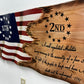 2nd Amendment 3D Wooden Flag