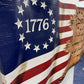 2nd Amendment 3D Wooden Flag